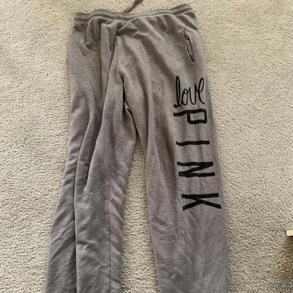 Pink Victoria’s Secret sweatpants